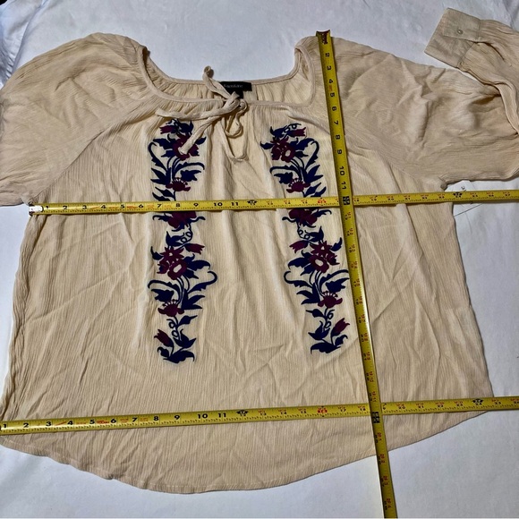 NWT Karen Kane Blouse size L Retro Style - Picture 14 of 16